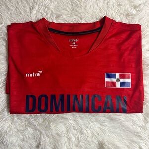 Mitre Dominican Republic National Team Soccer Jersey Size Adult XL
